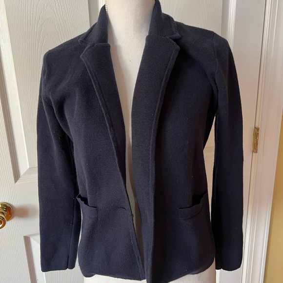 J Crew 365 Blue Button Blazer Jacket - Picture 3 of 7